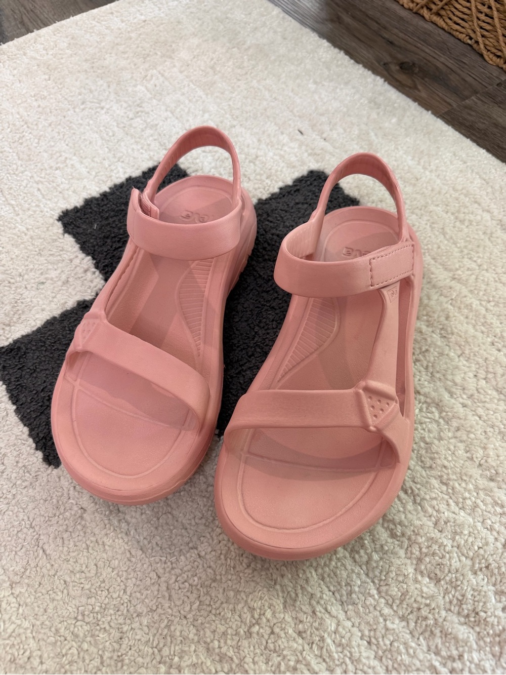 Teva Women's Dusty Pink Adjustable Strap Sandals